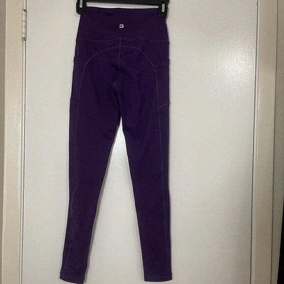 BUFFBUNNY luna High rise Purple Leggings with side pockets size XS - Picture 5 of 6